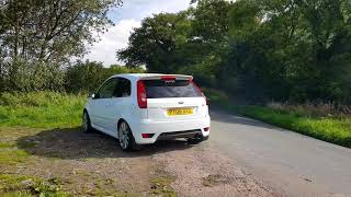 Ford Fiesta ST mk6  160 BHP  Full Miltek Decat exhaust  Cosworth cams  loud pop boi [upl. by Igor]