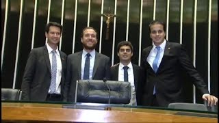 Deputados eleitos pelo Partido Novo visitam o Congresso Nacional – 30102018 [upl. by Walke]