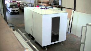 Mobile Catering Trailer Unit Manufacture time lapse [upl. by Onairpic131]