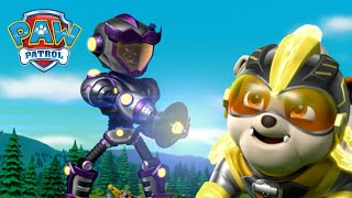 Mighty Pups defeat a giant evil robot and more  PAW Patrol  Cartoons for Kids Compilation [upl. by Ymmij970]