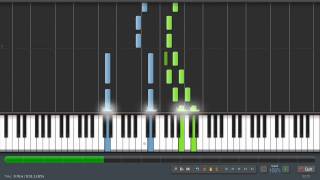 Beethoven 9th Symphony Ode To Joy  Piano Tutorial Synthesia  Sheet Music amp MIDI [upl. by Ettesil376]