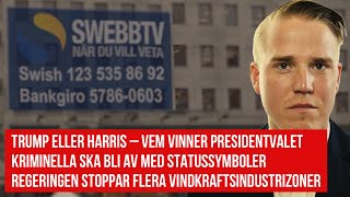 Swebbtv Nyheter 4 november 2024 [upl. by Annoled867]