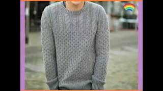 how to knit gents sweater  mens sweater idea  full sleev and half sweater for gents [upl. by Ardnajela312]