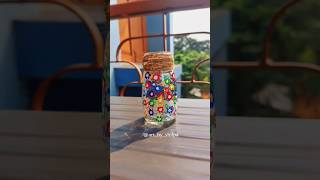 bottle art  dotting art for beginners  shorts dotart shilpapatiart youtubeshorts art [upl. by Atyekram703]