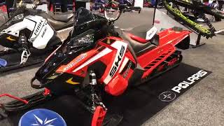 2019 Polaris Snowmobile Lineup Walkaround [upl. by Ellainad]