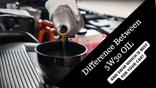 Difference Between 5W30 OIL and 5W40 Which is Best for Your Car [upl. by Amocat145]