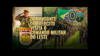 Comandante do Exército visita o Comando Militar do Leste TV VERDE OLIVA LESTE [upl. by Flight]