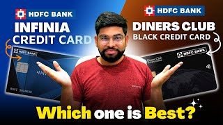 HDFC Infinia Credit Card Vs Diners Black  Super Premium Credit Cards [upl. by Hsirrap]