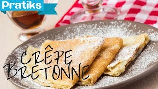 Recette dessert  La crêpe bretonne [upl. by Niasuh]