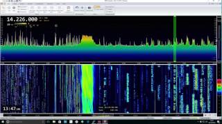 SDRConsole Preview4 with AirspySpyverter [upl. by Enailuj]