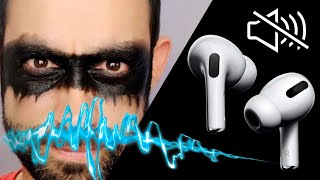 AIRPODS PRO ¿CÓMO funciona la CANCELACIÓN del RUIDO [upl. by Aihsened696]