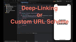 DeepLinking or Custom URL Scheme [upl. by Carrew]