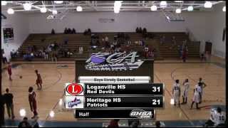 Boys Basketball Heritage vs Loganville [upl. by Thilda]