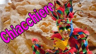 Frappe o Chiacchiere Ricetta  Come Fare Dolci di Carnevale 2016 [upl. by Claudia]