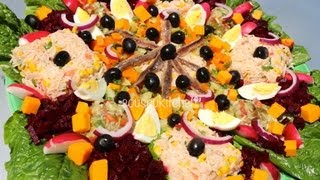 Salad RecipeRecette de Salade سلطة مغربية Cuisine Marocaine [upl. by Suzanna570]