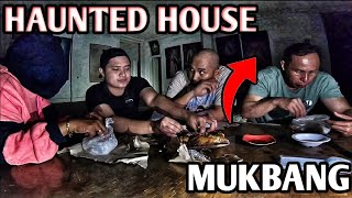 MUKBANG sa HAUNTED Twin Mansion  May nakita si 3rdeye [upl. by Eninotna648]