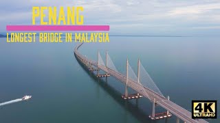 Penang Second Bridge 4K [upl. by Ilek633]