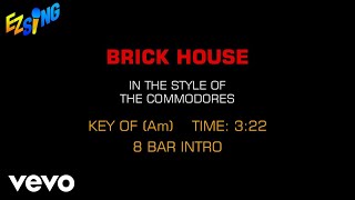 Commodores  Brick House Karaoke [upl. by Haididej]