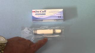 On Call Auto Lancing Device for Finger Prick Blood Testing [upl. by Nathalie878]