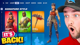 RENEGADE RAIDER is BACK in the Fortnite Item Shop RIGHT NOW [upl. by O'Reilly]