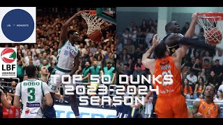 TOP 50 Dunk LBL 20232024 Season [upl. by Vincent]