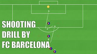 Shooting Drill by FC Barcelona  FootballSoccer [upl. by Dalenna80]