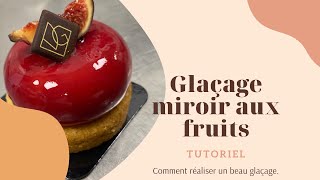 Tuto pâtisserie vegan  Glaçage miroir aux fruits [upl. by Wooster]