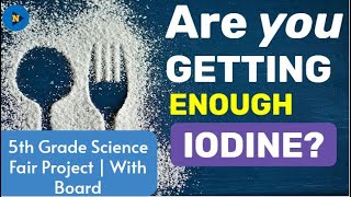 5th Grade Science Fair Project Iodized Salt VS Other Salts [upl. by Aramoj700]