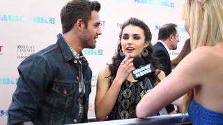 Ryan Guzman and Kathryn McCormick Interview at Magic Mike Premiere [upl. by Kcirted10]