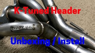 RSX KTuned Header Unboxing  Install [upl. by Christopher]