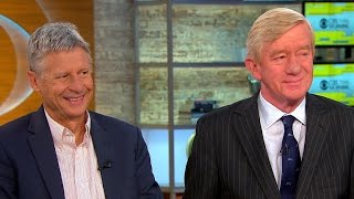 Libertarian candidates Johnson and Weld push for support before debates [upl. by Weir824]