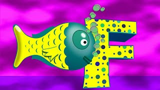 Words start with letter F  F letter Words for kiddos  F letter words [upl. by Nauqes157]