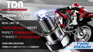 TDR Spark Plug Twin Iridium 095RT [upl. by Ecidnac]