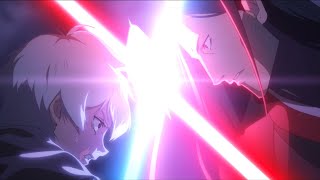 Toul and Bichan Lightsaber Duel  Star Wars Visions  Volume 2 Episode 5 [upl. by Nek]