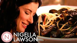 Nigella Lawsons Linguine With Mussels  Forever Summer with Nigella [upl. by Aninaig]