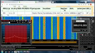 FM DX Es  110822 1250UTC  890 Radio María E OurenseMonte de Beiro GALOU 05kW 1932km [upl. by Yddor]