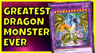 Five Headed Dragon YuGiOhs BEST BIG Dragon Monster [upl. by Qulllon]