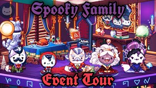 Spooky Family  Event Tour Cat Game The Cats Collector [upl. by Matusow]