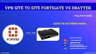 Cấu hình VPN Site to Site IPSec Fortigate vs Draytek  Fortigate vs Draytek [upl. by Cj]