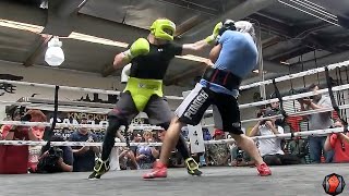 CANELO ALVAREZ SPARRING  12 MINS OF CANELO WORKING SPARRING PARTNERS WITH COMBINATIONS amp DEFENSE [upl. by Sitof]