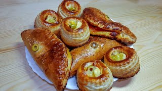 سوفلي و فولوفون مورقين و بحشوة لذيذة Soufflés et vol au vent [upl. by Marl553]