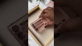 Custom Design Acrylic Rubber Stamp Personalization diy [upl. by Sredna]