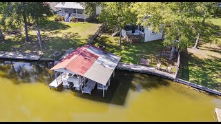 Lay Lake “Turnkey” fully furnished waterfront property 1398 White Oak Road Sylacauga AL 35151 [upl. by Alisun927]