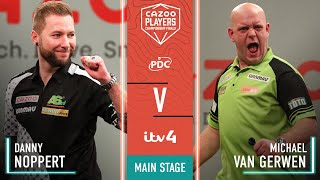 PDC Players Championship Finals 2022 11 27  Danny Noppert vs Michael van Gerwen  HUN [upl. by Ueihttam532]