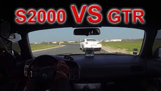 Honda S2000 Mugen VS Nissan GTR R35 550hp at LurcyLevis [upl. by Novick]