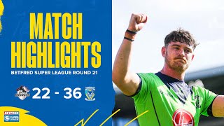 Highlights R21  London Broncos v Warrington Wolves [upl. by Raddie]