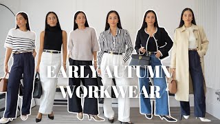 WORKWEAR OUTFIT IDEAS FOR AUTUMN  MINIMAL AND CHIC OFFICE OUTFITS 10 OFFICE LOOKS [upl. by Nave330]