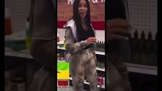 Cardi B Shopping [upl. by Ynnattirb]