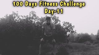 EXERCISE DAY11  100 DAYS FITNESS CHALLENGE  JourneyofAsh  EduTour11 [upl. by Yard]