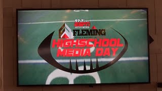 High school football media day hosted by 977 ESPN The Zone [upl. by Inattyrb]